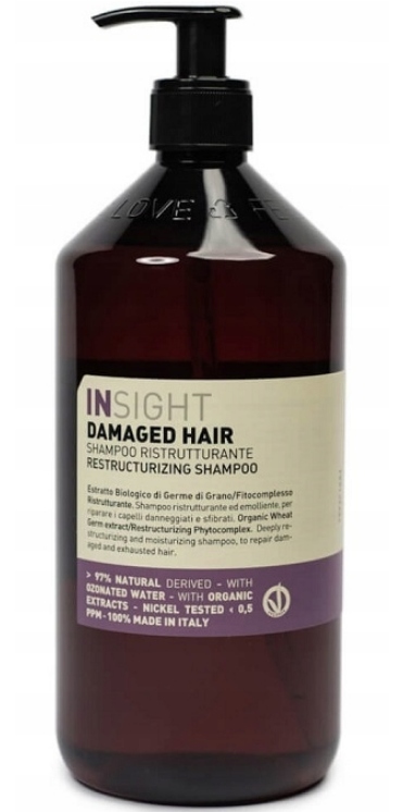 insight damaged hair szampon odbudowujący 400ml