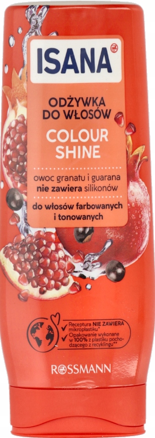 isana colour shine odżywka do włosów połysk koloru 300 ml