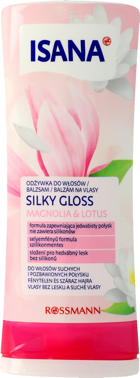 isana odżywka do włosów silk gloss