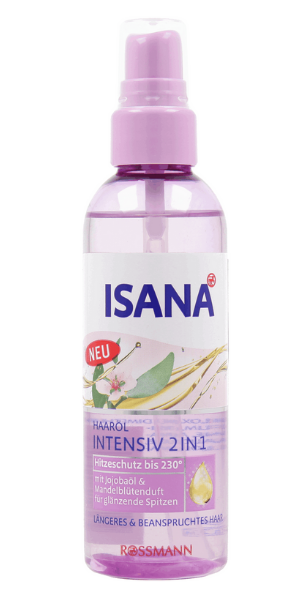 isana olejek do włosów intensive 2w1