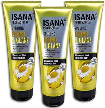 isana professional odżywka do włosów połysk koloru blond 200ml opinie