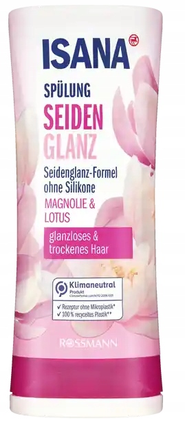 isana silky gloss odżywka do włosów magnolia & lotos