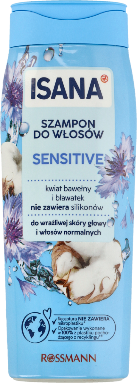 isana szampon do wrażliwej skóry głowy i włosów normalnych sensitive