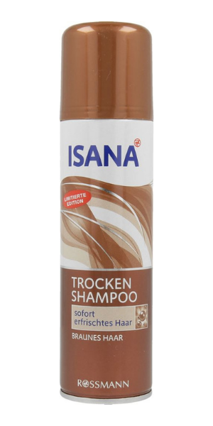 isana trocken shampoo suchy szampon do włosów brązowych