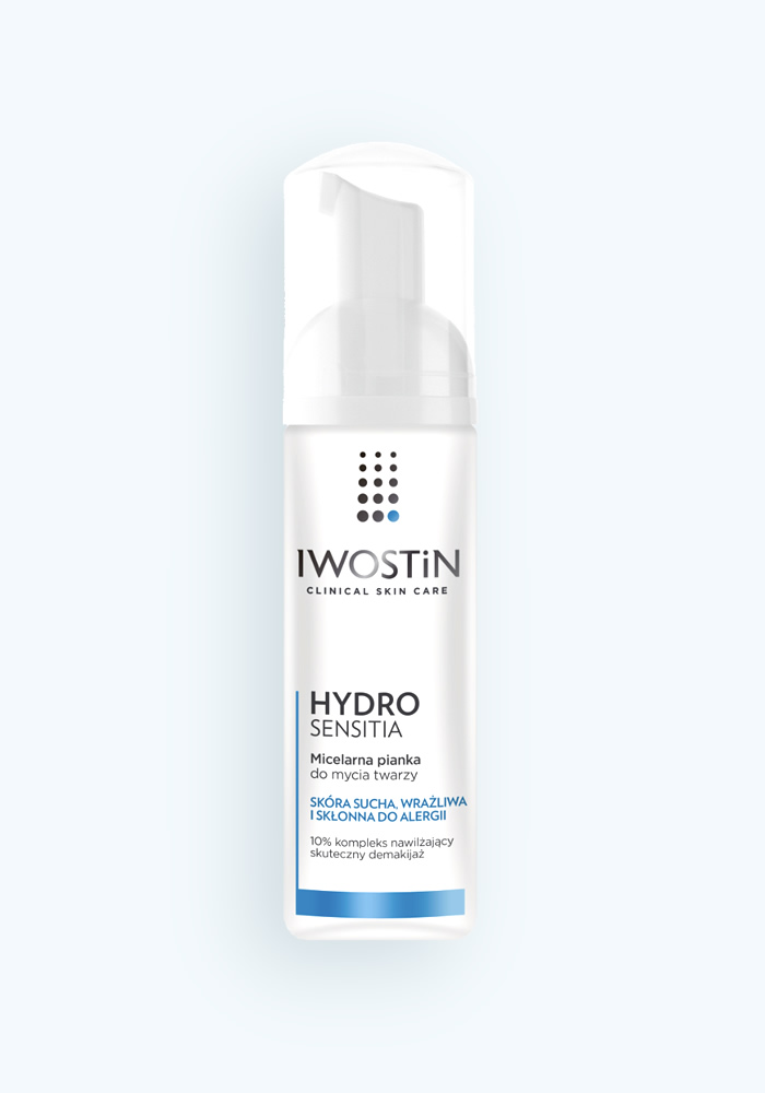 iwostin hydro sensitia micelarna pianka do mycia twarzy