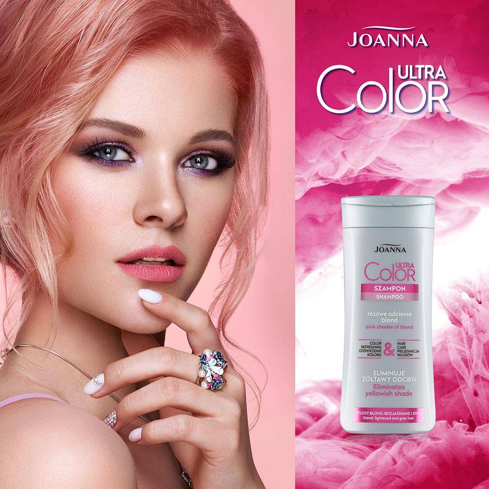 joanna color szampon różowy