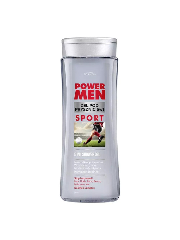 joanna power men szampon-żel pod prysznic 3w1 300 ml skłąd