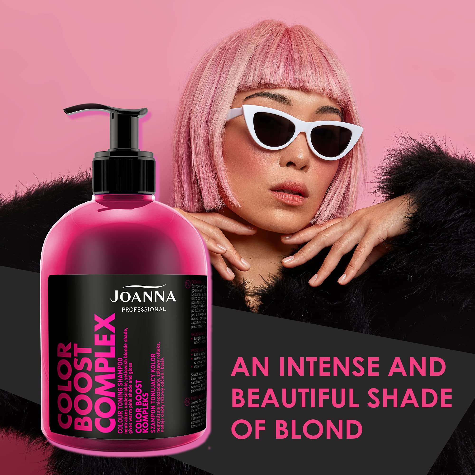 joanna professional color boost complex szampon tonujący kolor 500 ml