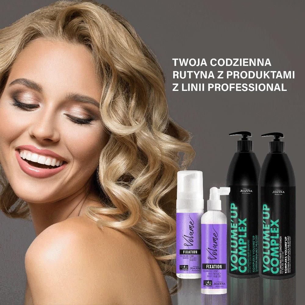 joanna professional odżywka do włosów volume up complex allegro