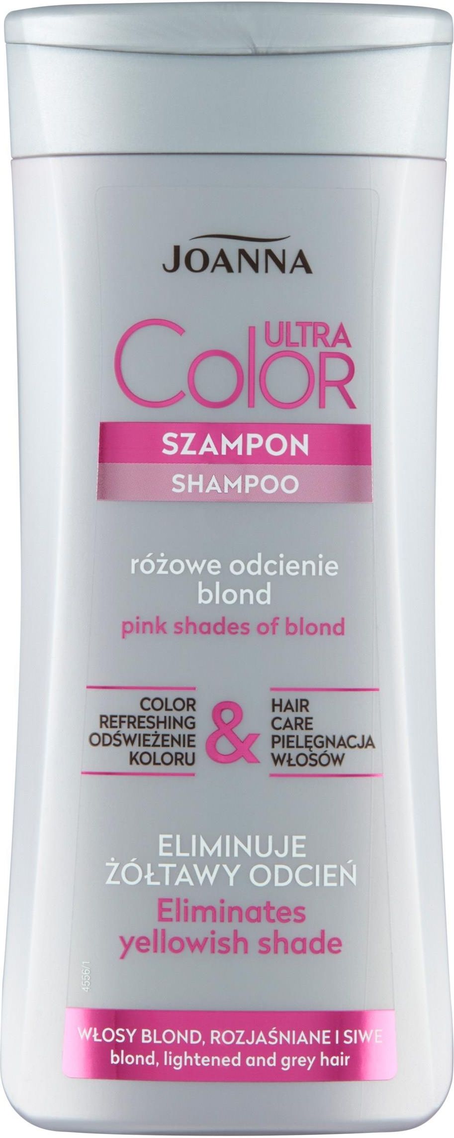 joanna ulta color system szampon nadający różowy odcień