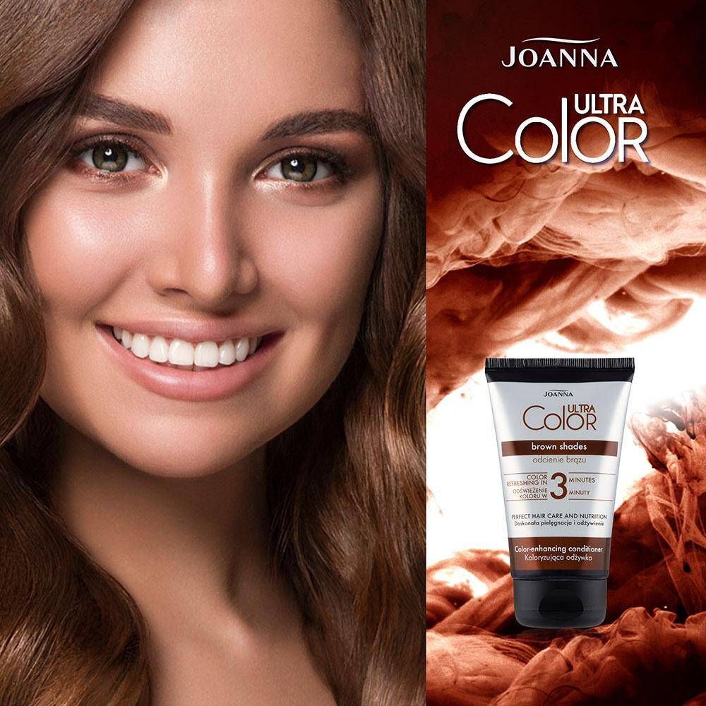 joanna ultra color system odżywka do włosów odcienie brązu