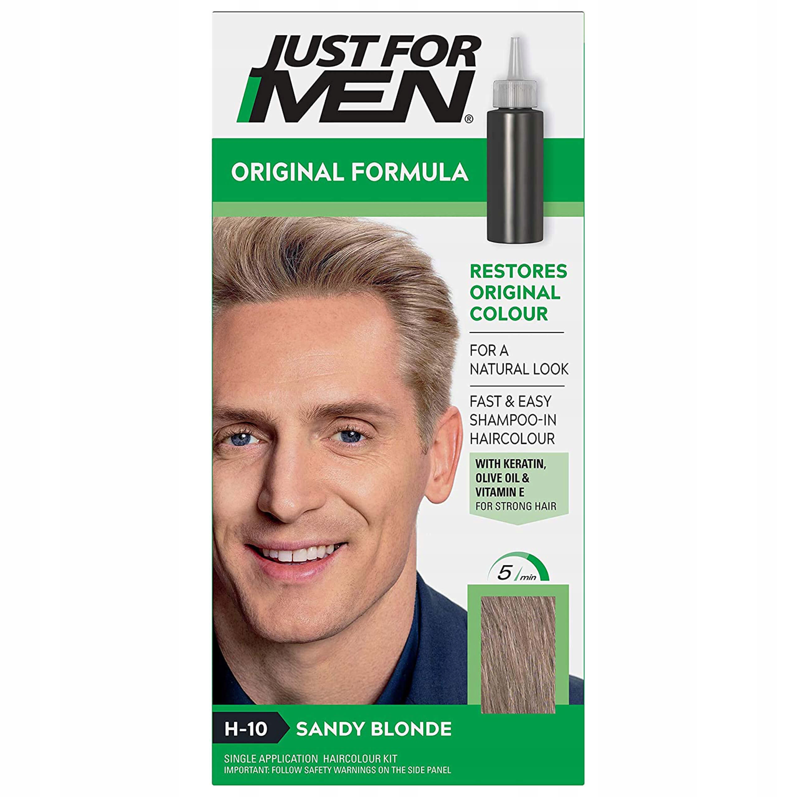 just for men szampon koloryzujący dla mężczyzn sendy blond