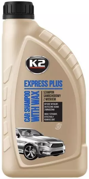 k2 express plus wydajny szampon z woskiem 1l