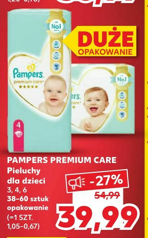 kaufland pampers premium care