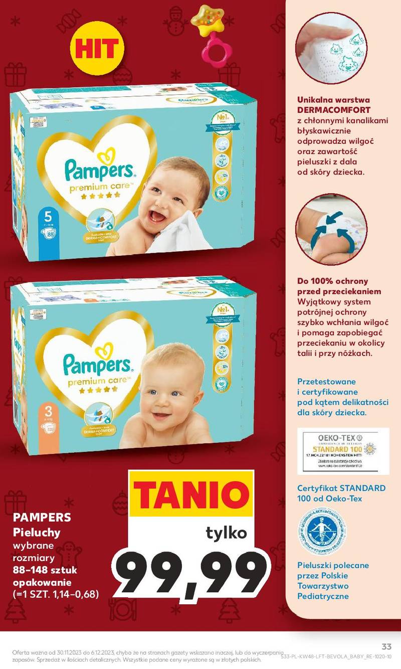 kaufland pieluchy pampers