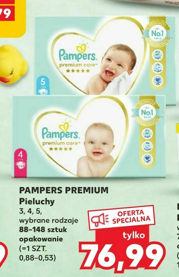 kaufland promocja pampers premium