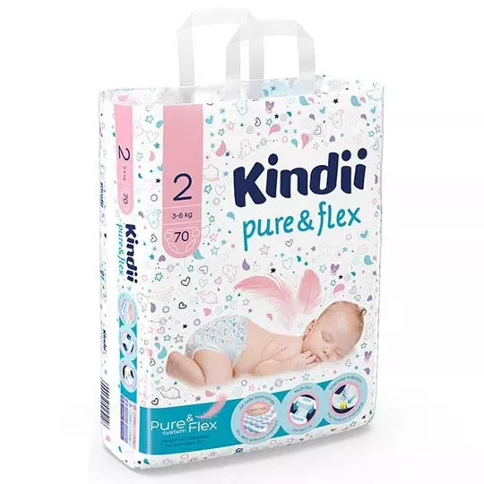 kindii pure&flex pieluchy mini