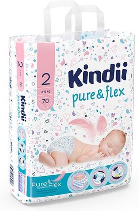 kindii pure&flex pieluchy mini rozmiar 2