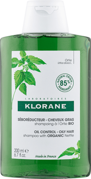 klorane pokrzywa szampon włosy tłuste