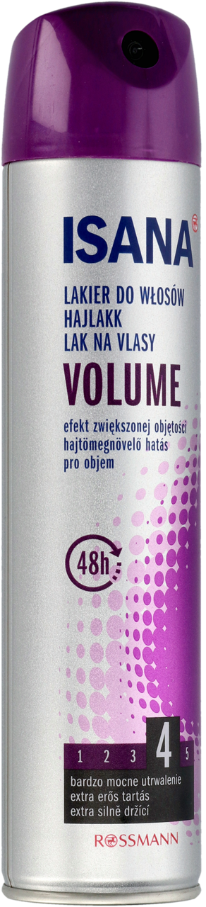 lakier do włosów isana rossmann volume ap