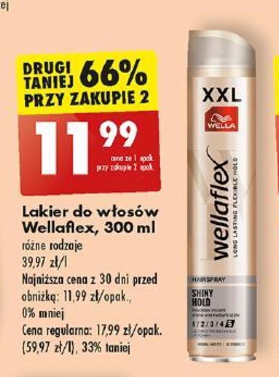 lakier do włosów wellaflex biedronka