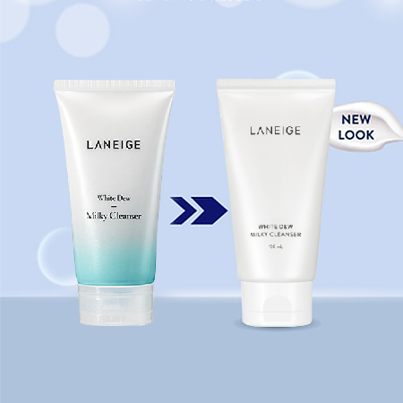 laneige white dew milky cleanser nawilżająca pianka myjąca