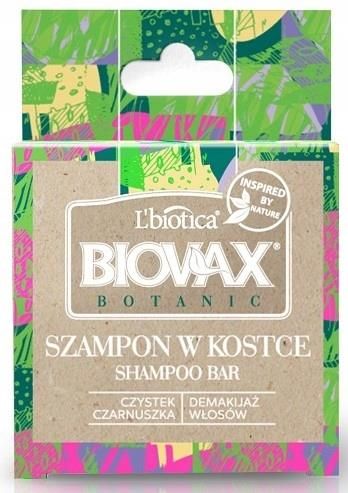 lbiotica biovax botanic szampon do włosów w kostce