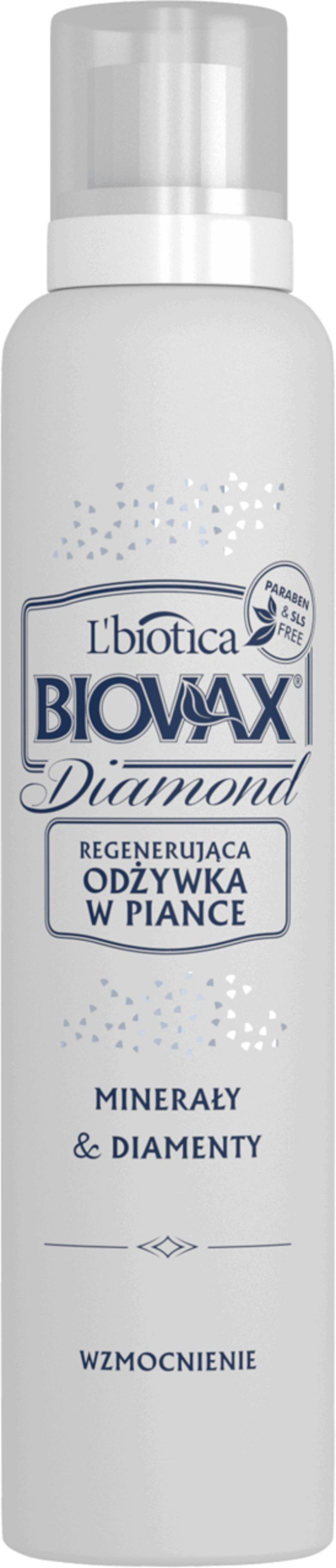 lbiotica biovax diamond odżywka do włosów