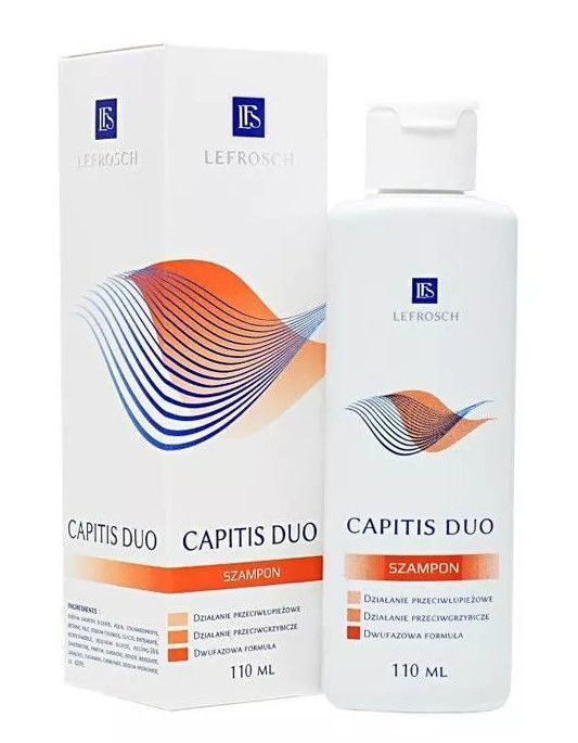 lefrosch capitis duo szampon przeciwłupieżowy 30saszetek x 5ml