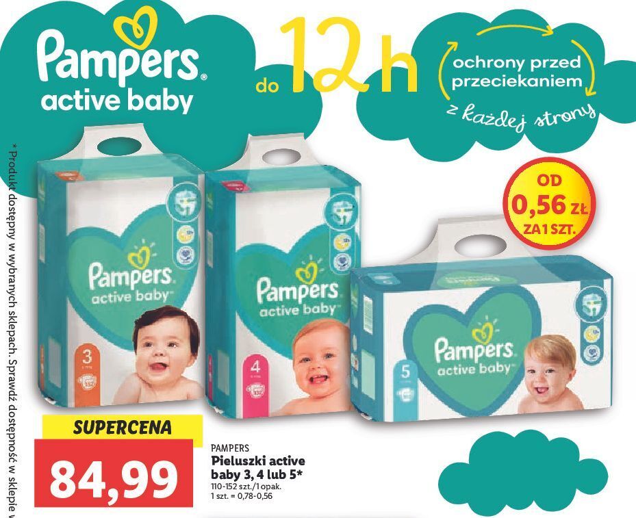 lidl pieluchy pampers