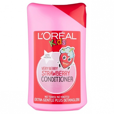 loreal kids very berry strawberry odżywka do włosów truskawka 250ml