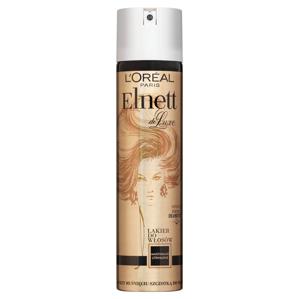 loreal paris elnett de luxe lakier do włosów maksymalne utrwalenie