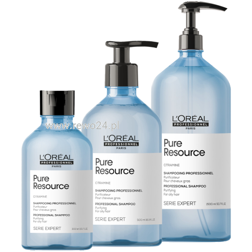 loreal professionnel pure resource szampon do włosów przetłuszczających się