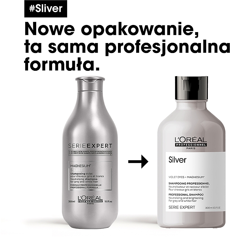 loreal silver szampon magnesium opinie