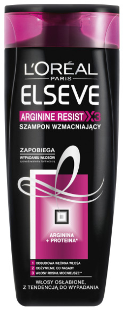 loréal paris elseve arginine resist x3 wzmacniający szampon do włosów