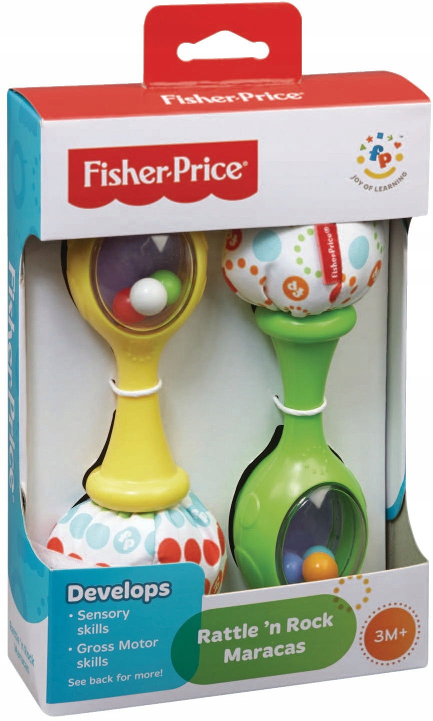 Marakasy Fisher Price BLT33 z grzechotką