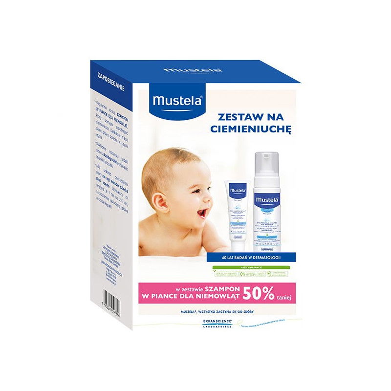 mustela bebe szampon w piance szczecin