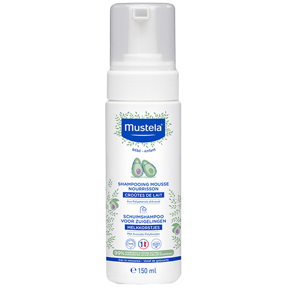 mustela szampon w piance wysusza