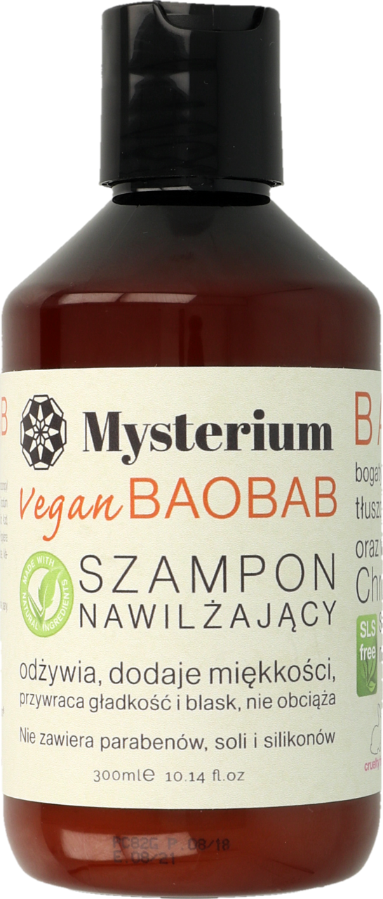 mysterium vegan baobab szampon nawilżający wizaz