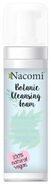 nacomi botanic cleansing foam pianka do mycia twarzy