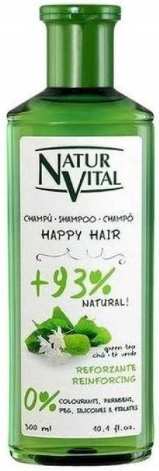 natur vital szampon z zielonej herbaty happy hair