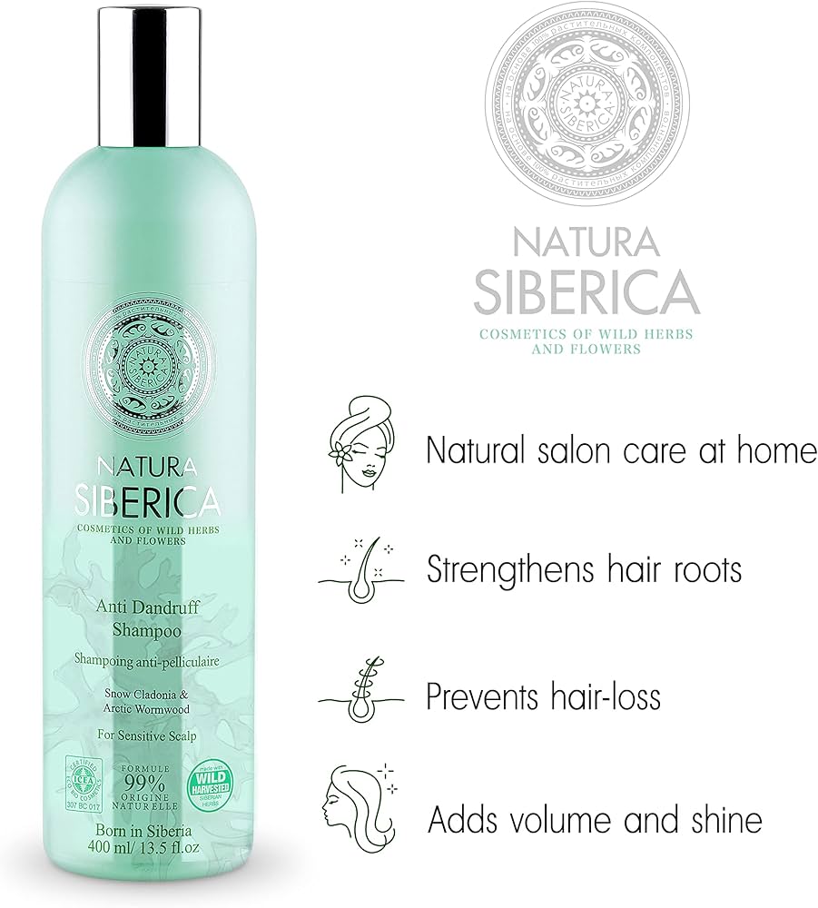 natura siberica szampon anti dandruff snow cladonia