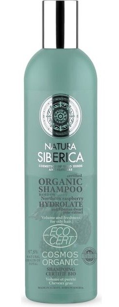 natura siberica szampon do włosów suchych objętość i nawilżenie 400ml