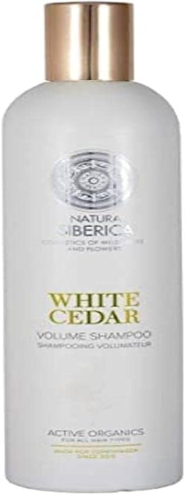 natura siberica white cedar szampon zwiększający objętość 400ml