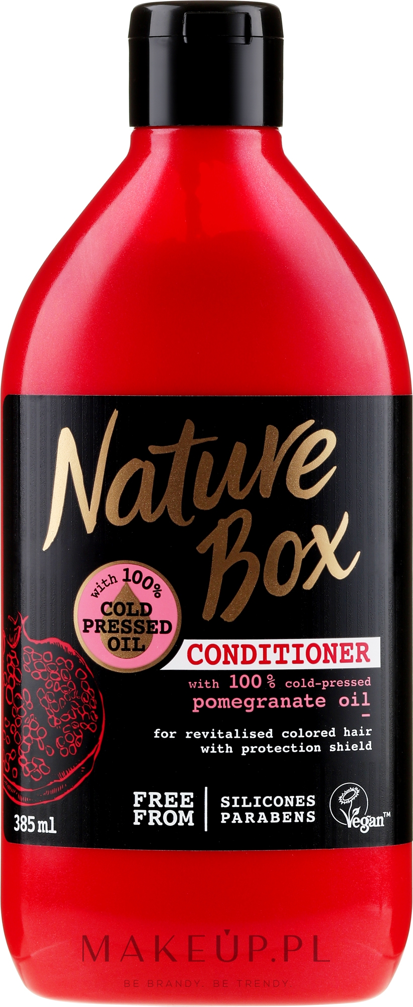 nature box pomegranate oil szampon do włosów chroniący kolor