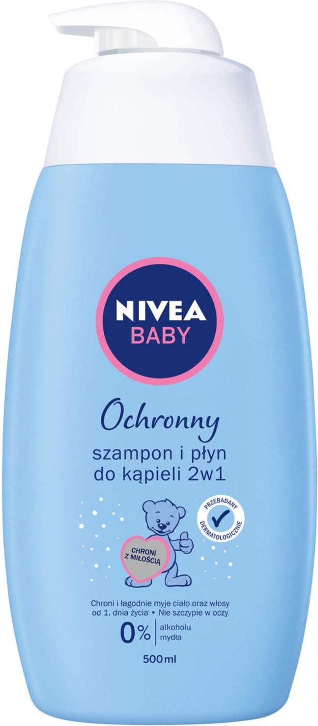nivea baby łagodny szampon i płyn do kąpieli 2w1