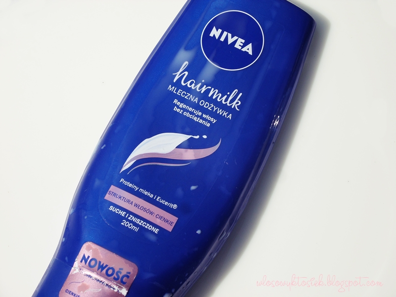 nivea hairmilk odżywka do włosów peh