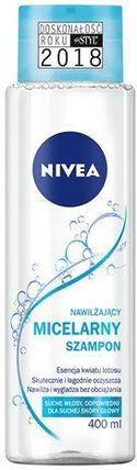 nivea micelarny szampon nawilżający do włosów 400ml