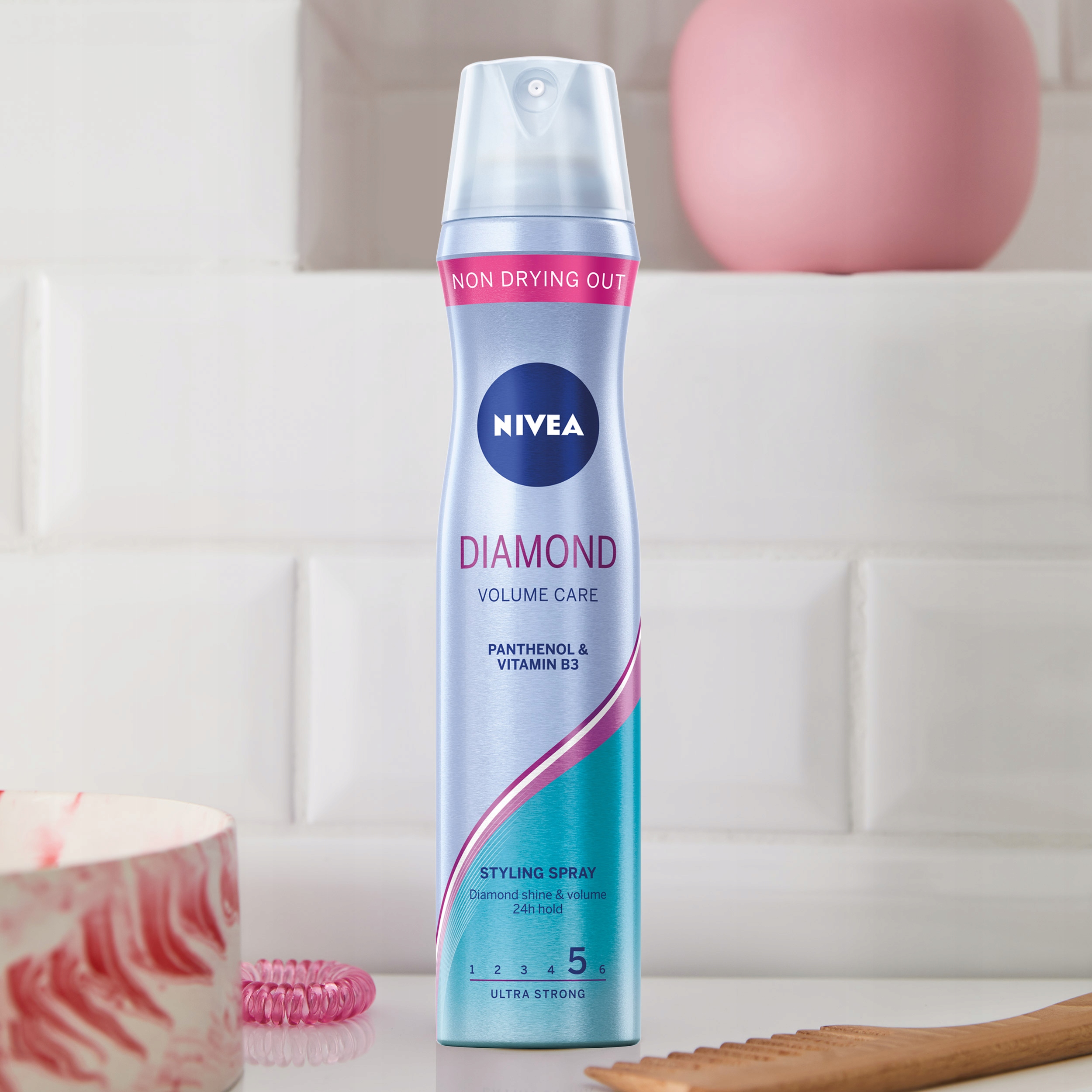 nivea szampon diamond volume