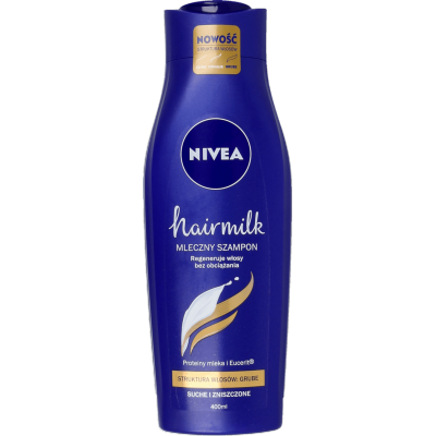 nivea szampon hairmilk do grubych